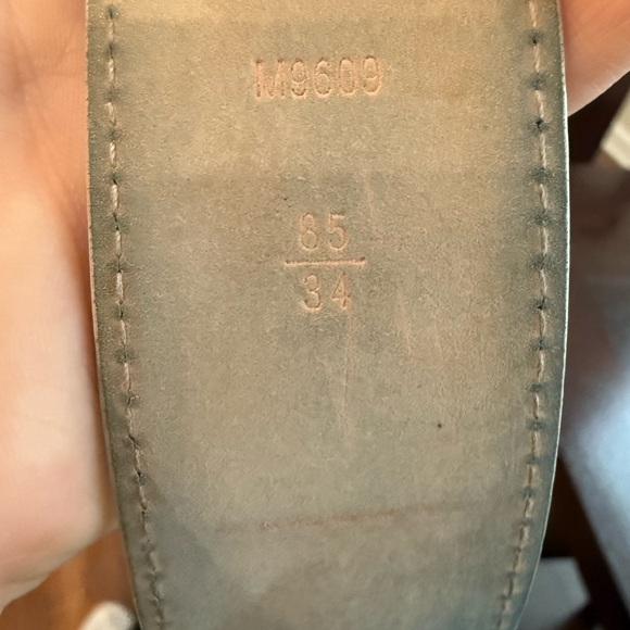 Louis Vuitton Damier Azur Belt with Gold Buckle - Picture 2 of 3